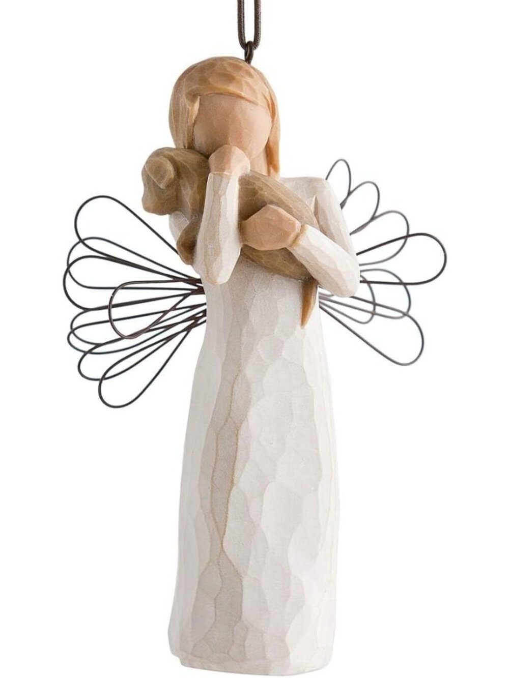 NEW‎ Willow Tree Angel of Friendship Ornament, Sculpted Hand-Painted Figure